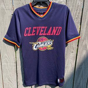 Cleveland Cavaliers Blue Short-Sleeve Shirt Jersey Style NBA Merchandise Size SM